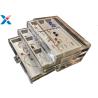 Buy cheap Clear Acrylic Makeup Organiser , Acrylic Jewelry Display Box With Velvet from wholesalers