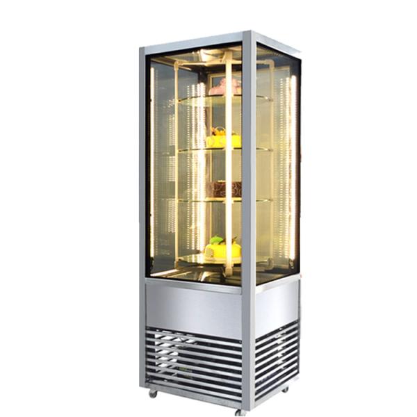 Buy cheap 2~8°C Upright Aluminium Frame Glass Dessert cake Showcase from wholesalers