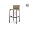 Buy cheap Saddle Leather Restaurant Bar Stools Indoor Furniture With Footrest / Backrest from wholesalers
