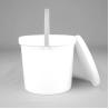 Buy cheap 1L 33oz Empty Greek Yogurt Bucket Plastic Bucket With Screw On Lid from wholesalers