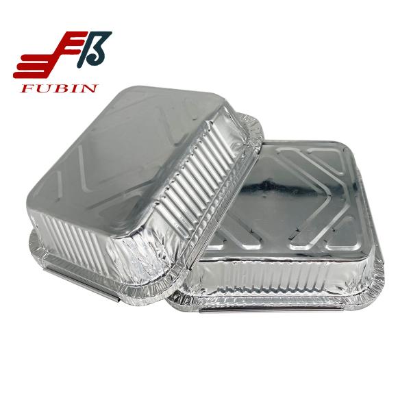 Buy cheap 550ML Disposable Food Aluminum Foil Baking Pan 0.06mm Thickness from wholesalers