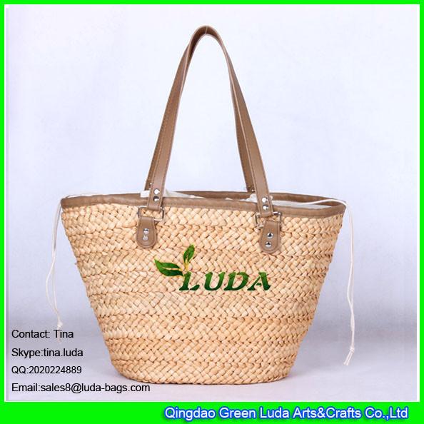 Buy cheap LUDA women summer handmade cornhusk straw plaited shoulder totes beach bags from wholesalers
