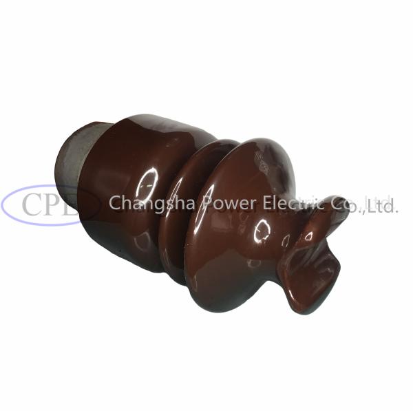 Buy cheap ODM Brown Glazed Porcelain Pin Post Insulator With Hardware from wholesalers