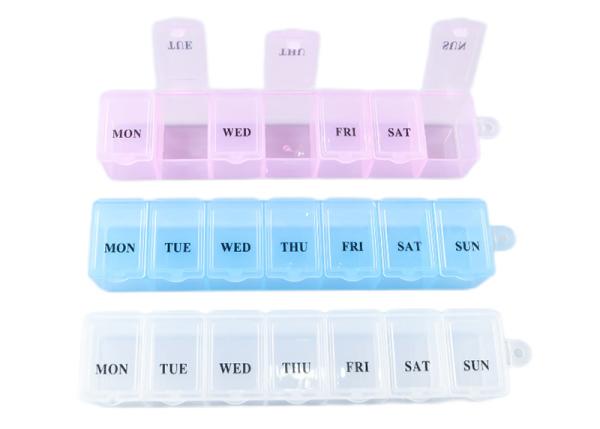 Buy cheap 7 Grid Weekly Take Medicine Pill Box Organizer For Home And Travel Use from wholesalers