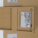 Hotel Hospital Sturdy Security 0.176CBM Metal Lockers