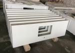 K010 Pure White Quartz Countertops That Look Like Marble For House Decoration