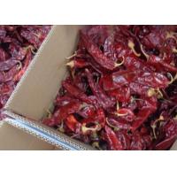 Buy cheap Dehydrated Cherry Red Guajillo Chilis 13CM Dried Long Red Chillies 100 SHU product