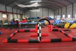 Small Indoor Inflatable Race Track Waterproof PVC Tarpaulin Material EN14960