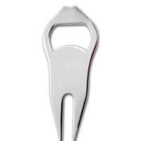 Buy cheap Metal magnetic golf divot tool golf pitch fork with bottle opener product