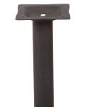 Decorative Cast Iron Table Base Rectangular Table Legs Black Color Hospitality