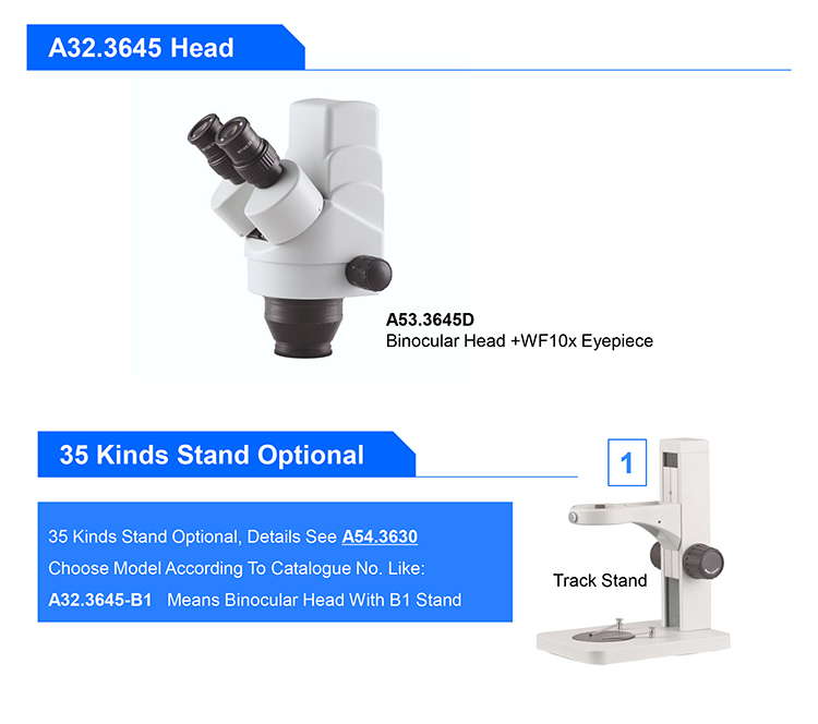 Binocular Digital Stereo Microscope With Auxiliary Objectives Reach 3.5x - 180x
