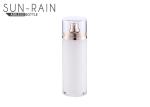 PP / ABS / PMMA Material airless cosmetic containers colorful lotion bottles SR