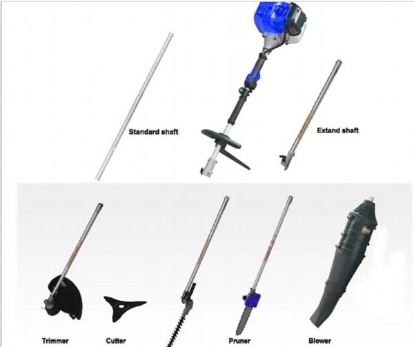 Buy cheap 42.8CC 4 In 1 Grass Trimmer 1.35KW Gas Powered Hedge Trimmer CDI Ignition from wholesalers