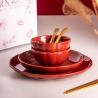 Buy cheap Year Decorations Party Supplies Traditional Chinese Dinnerware Set For 1 Person from wholesalers