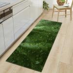 Lavender Absorbent Entrance Door Mat Anti Skid Washable Kitchen Carpet