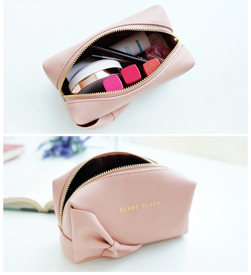Waterproof PU Leather Cosmetic Bag Blanks Toiletry Bag For Travel