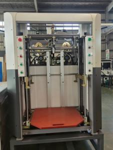 China Cycle Feeding Speed 10-85 pcs/min Automatic Edge Mounting Machine Box Min. Size 60*80*15mm on sale