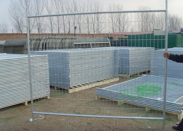 Buy cheap Galvanized 42 Microns Temporary Fence Panels / Construction Site Fence Panels from wholesalers