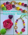 Teething necklace, Breastfeeding Necklace for Mom,Nursing necklace with