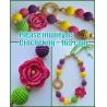 Buy cheap Baby Teether Toy, Eco-friendly toy, Teething necklace,Teething toy, Breastfeeding Necklace for Mom from wholesalers