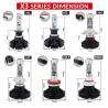 Buy cheap X3 Automotive LED Headlight Fanless Fog Light H4 H7 H11 9005 9006 from wholesalers