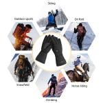 2600mAh Heated Fishing Gloves Battery Powered Heated Gloves Motorcycle with