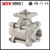 Buy cheap Xtv Soft Seated Stainless Steel Ball Valve with Butt Welding and Mounting Pad Full Payment from wholesalers