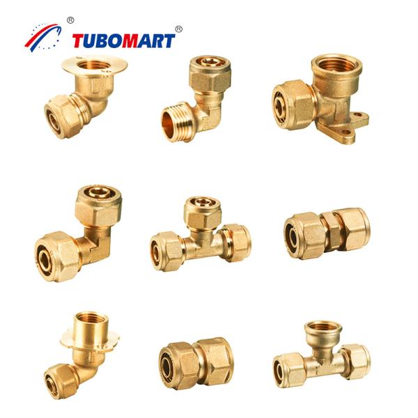 Buy cheap Male Pex Compression Fittings Corrosion Resistant With Chrome Plated Finish from wholesalers