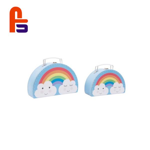 Buy cheap Cute Design Large Capacity Storage For Kids Cardboard Suitcase Box from wholesalers