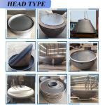 Top- Welding Connection Torispherical Dish Caps Ends for Casting Pressure Vessel