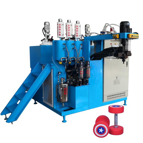 Buy cheap Stainless Steel Dumbbell Polyurethane Casting Equipment from wholesalers