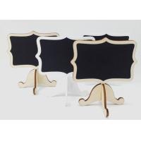 Buy cheap Small Wooden Crafts Gift Blackboard Seat Card For Home / Wedding Decoration product
