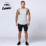 Sleeveless Men Workout Tank Top Cutout Hollow Bodybuilding Gym Tank Top