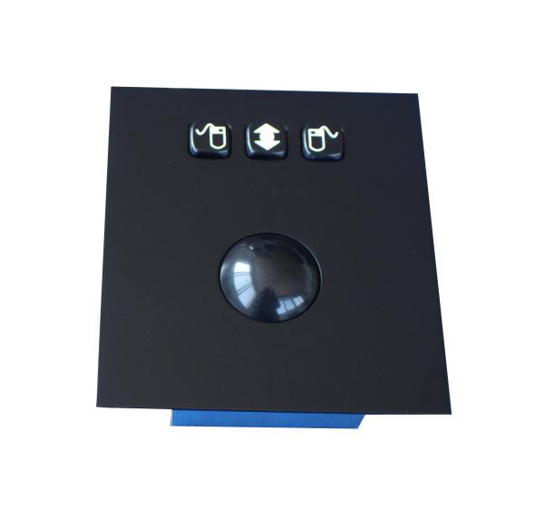 Buy cheap Black Industrial Trackball Pointing Device / kiosk trackball abrasion - resistant from wholesalers