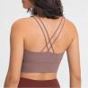 Buy cheap Double Shoulder Strap Womens Sports Bra Shockproof Breathable Customized from wholesalers