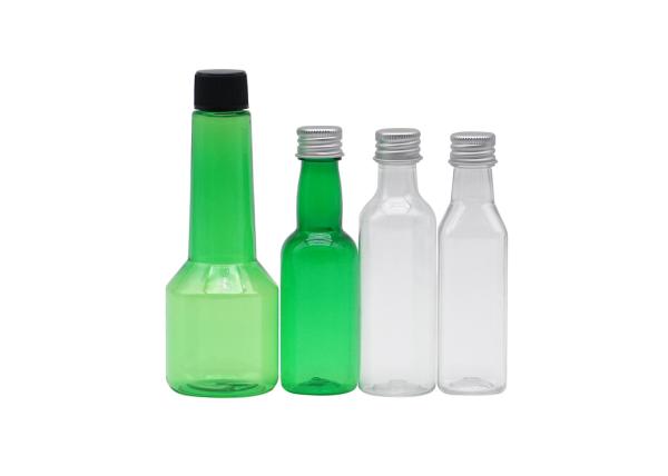 Plastic Green Color Cosmetic Spray Bottle 100ml Long Neck Size Screw Hot
