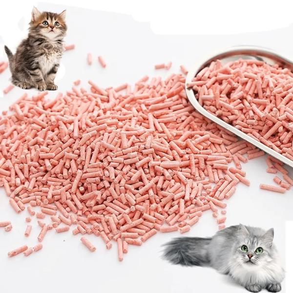 Buy cheap Red Tofu Litter Sand Dust Free Tofu Cat Litter Flushable Customized from wholesalers