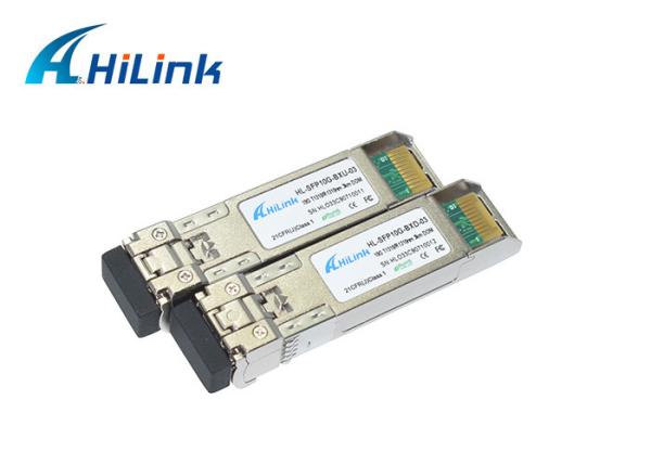 Buy cheap Wdm 3km 10G SFP+ Transceiver Module Bi - Directional 1310/1310nm Single Fiber from wholesalers