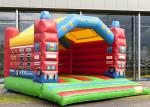 Fire Truck Inflatable Blow Up Jump House , Indoor Inflatable Bouncer 6.5 * 5.2 *