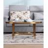 Buy cheap Contemporary Oval Shape Tempered Glass Top Stainless Steel Frame Coffee Table from wholesalers