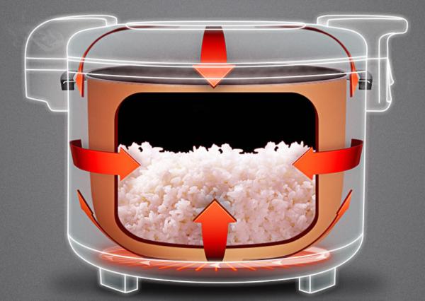 Buy cheap 26L 105W 240V 0.5mm Woodgrain Commercial Rice Warmers from wholesalers