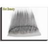 Buy cheap Silver Grey Swiss Lace Human Hair Lace Closure With 130% Density from wholesalers