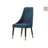 Buy cheap Custom Wood Restaurant Chairs Tufted Upholstered Micro Fiber Leather Armless Type High Back from wholesalers