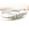 Buy cheap Hot sale 2pin white 10A extension power cable 0.5m-10m copper power extension cord from wholesalers