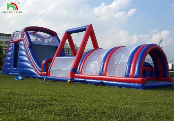 Buy cheap Commercial Outdoor Inflatable Obstacle Course Challenges Adult Inflatable Climb Bounce House Sports Games from wholesalers