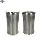 304 stainless steel mine sieve plate Metal filter tube 316 wedge wire screen