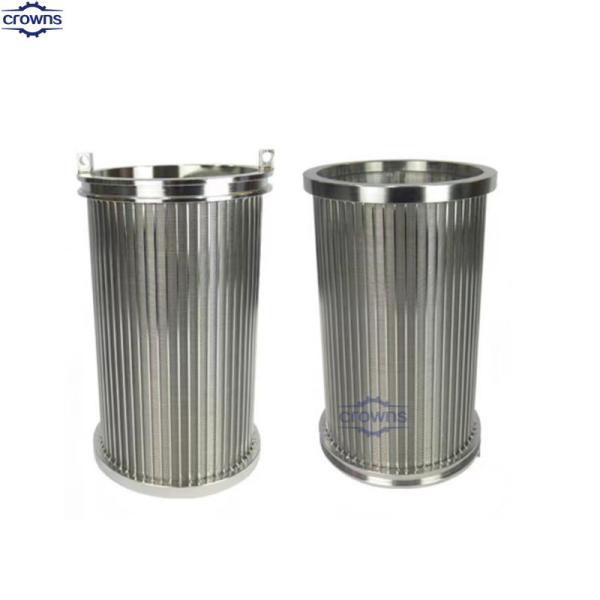 Johnsons clean fresh 25um to 2mm slot 304 316 stainless steel water well wedge