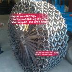 Buy cheap mining otr tire chains 26.5-25 wheel loader tyre protection chains from wholesalers