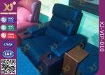 Modern Genuine Leather Finished Home Theater Sofa , Leisure Electric Recliner