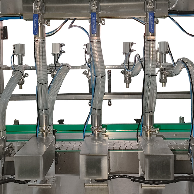5 Head Gear Pump Liquid Detergent Filling Machine for Stainless Steel 304 in Guanhong